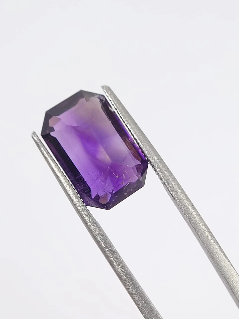6.25ct Natural Amethyst Emerald Cut loose Gemstone From Nigeria — view 5